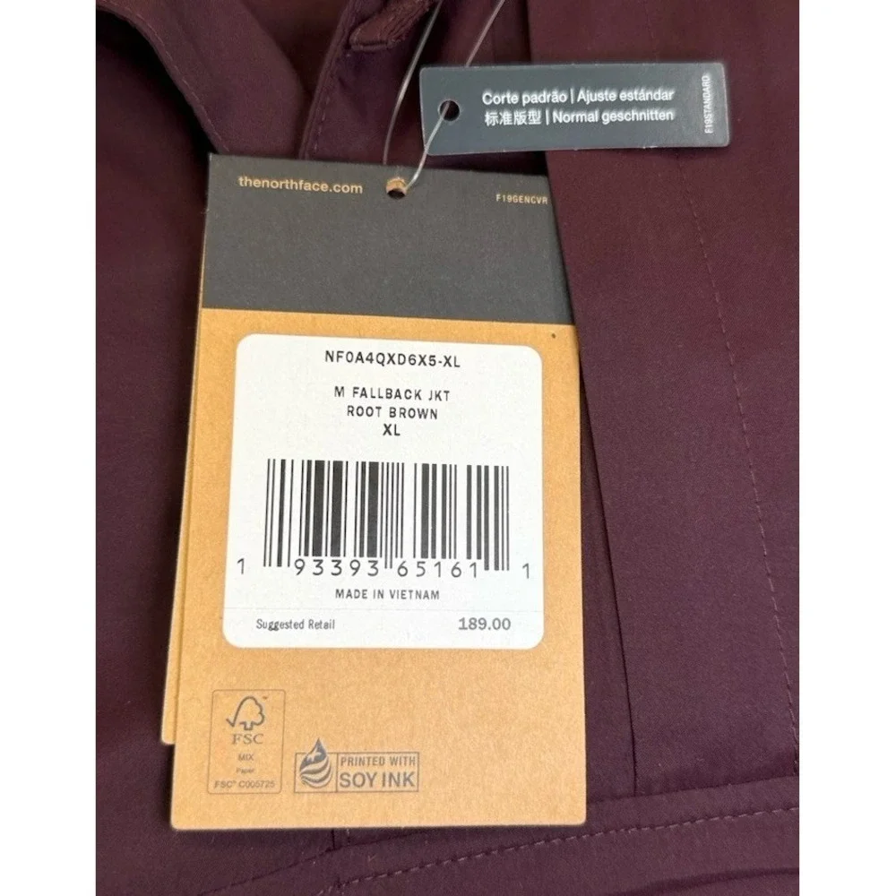 The North Face NF0A4QXD6X5 Root Brown Men's Size XL‎
